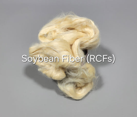 Soybean Fiber (RCFs). 1 ounce. Combed Sliver.